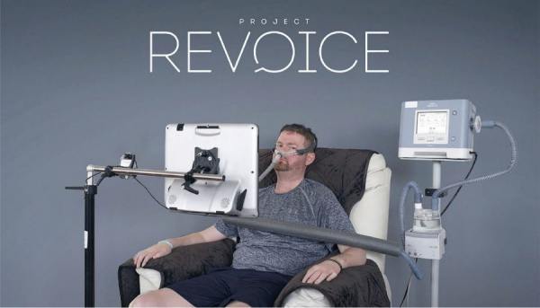 Billede fra kampagnen, der indtog årets tredjeplads, 'Project Revoice'.
