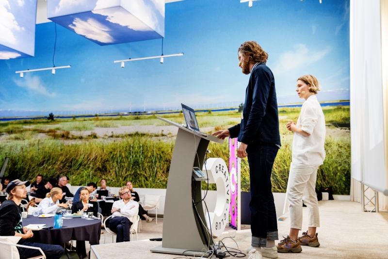 Adm. dir. i Fern Kia Hartelius og partner i Fern, Jeppe Kolstrup. Fotograf: Thomas Steen Sørensen.